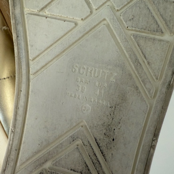 SCHUTZ GOLDEN SMASH SNEAKERS size 9 - Picture 4 of 4